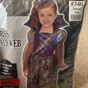 Miss Wicked Web Kids Costume - Purple and Black